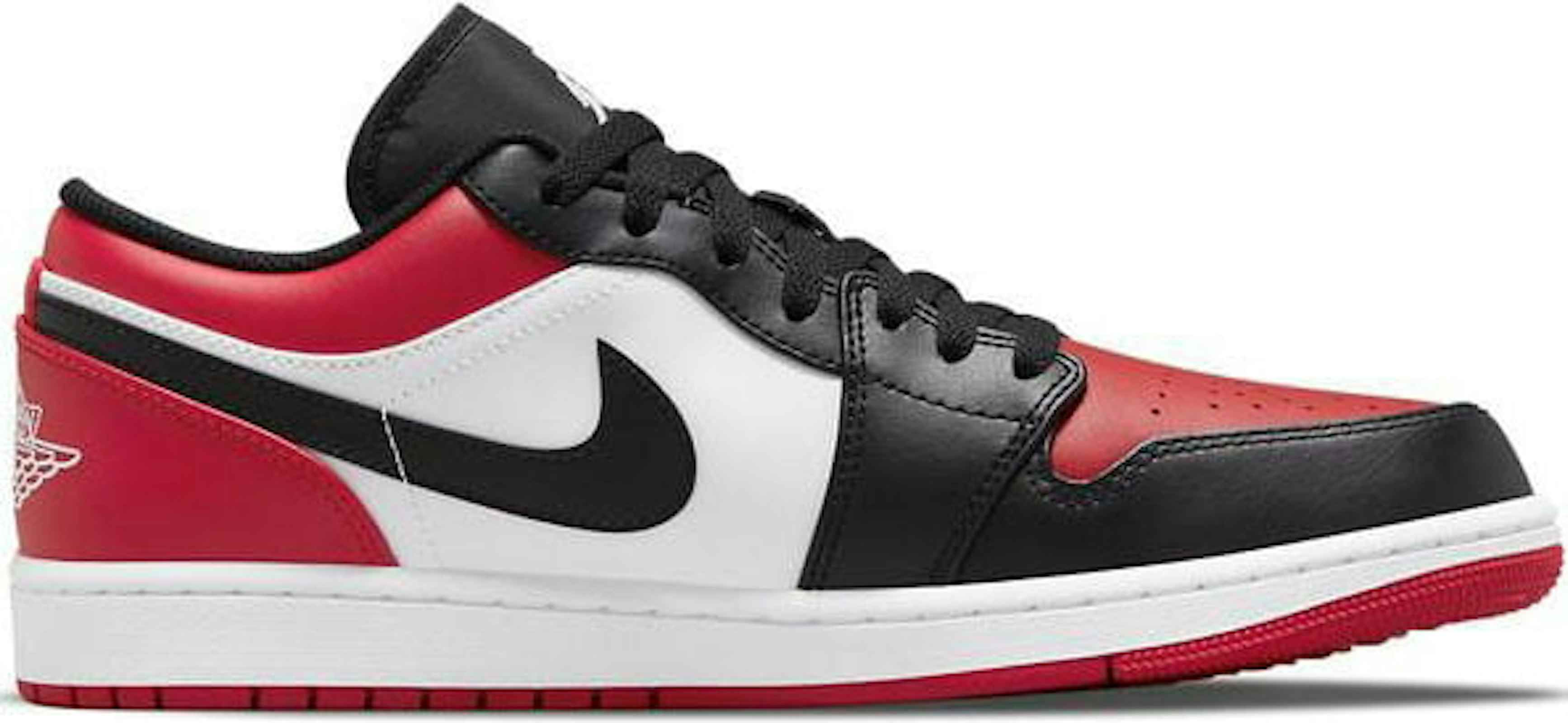Air Jordan 1 Low "Bred Toe" 553558612 Sneaker Squad